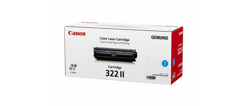 Canon Cartridge 322 II Cyan Toner 